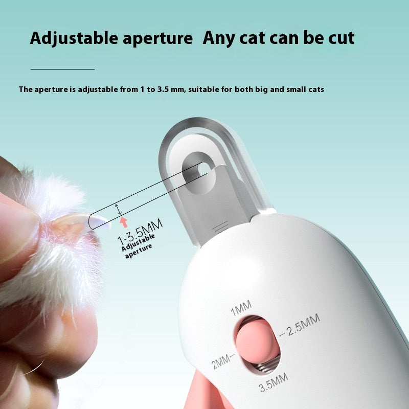 Cat Nail Clippers with Gravity Assist
