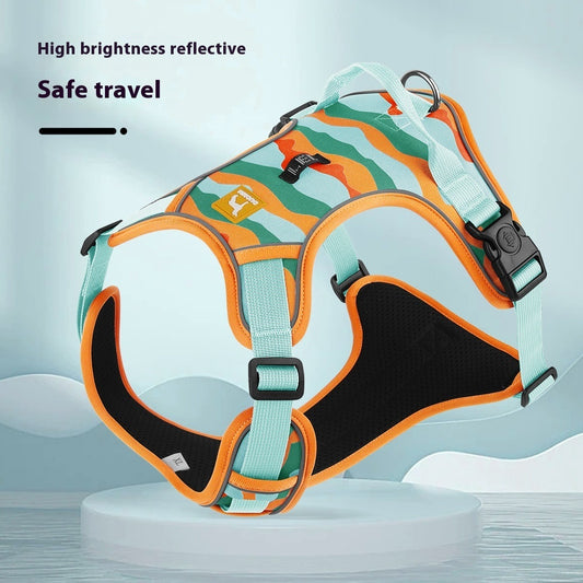 Dog Safety Harness with Leash – Reflective & Comfortable Fit