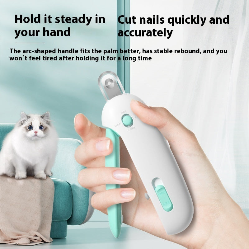 Cat Nail Clippers with Gravity Assist