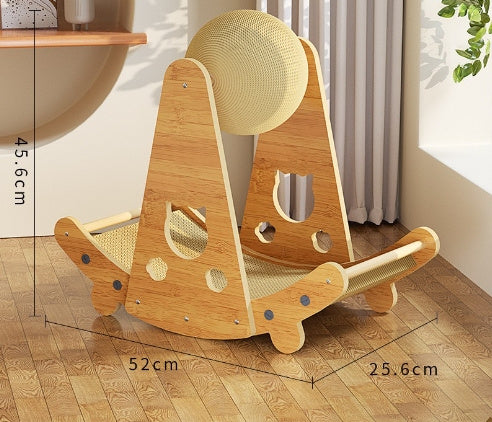 Sisal Cat Scratch Pad – No Crumbs, Durable & Mess-Free