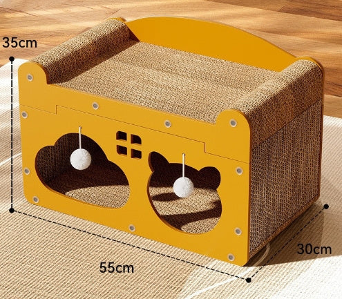 Sisal Cat Scratch Pad – No Crumbs, Durable & Mess-Free