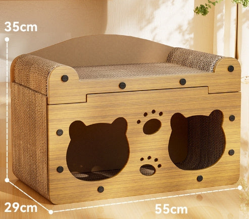 Sisal Cat Scratch Pad – No Crumbs, Durable & Mess-Free