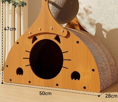 Sisal Cat Scratch Pad – No Crumbs, Durable & Mess-Free