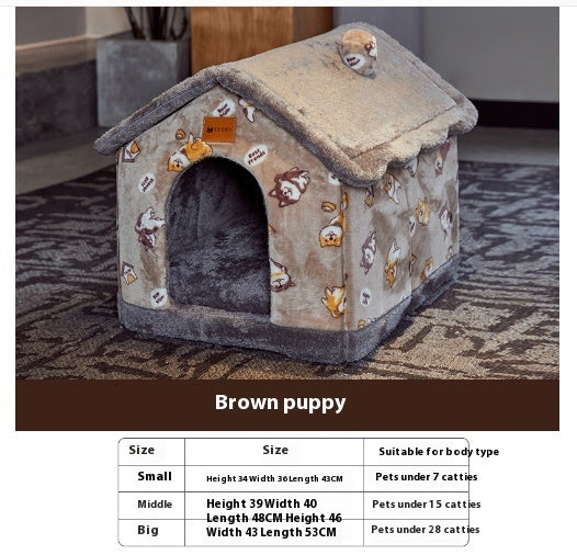 Warm Foldable Dog & Cat House