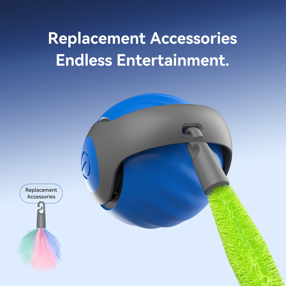 Rechargeable Smart Cat Toy Ball – Automatic & Interactive Teaser