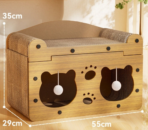 Sisal Cat Scratch Pad – No Crumbs, Durable & Mess-Free