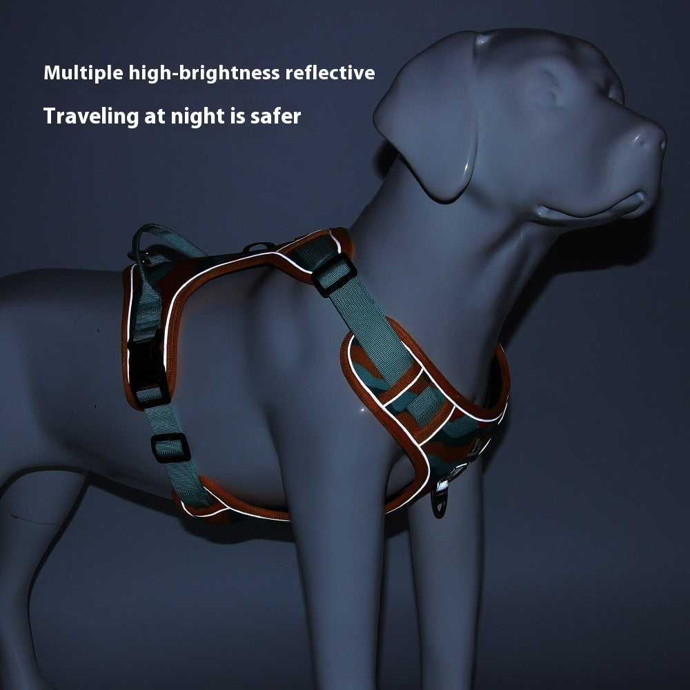 Dog Safety Harness with Leash – Reflective & Comfortable Fit