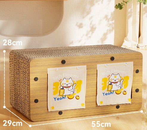 Sisal Cat Scratch Pad – No Crumbs, Durable & Mess-Free