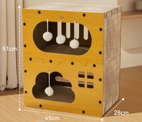 Sisal Cat Scratch Pad – No Crumbs, Durable & Mess-Free